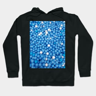 Blue ball pattern photography Hoodie